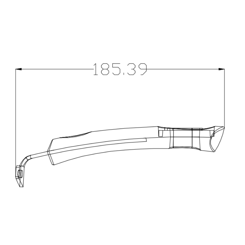 Drawing of handle