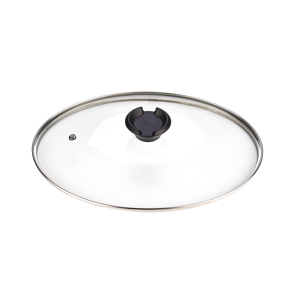 Oval glass lid for breakfast pan (2)