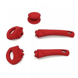 Red coating bakelite cookware handles (5)