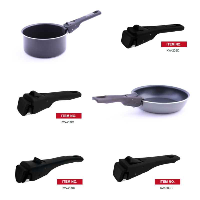 Removable cookware handle
