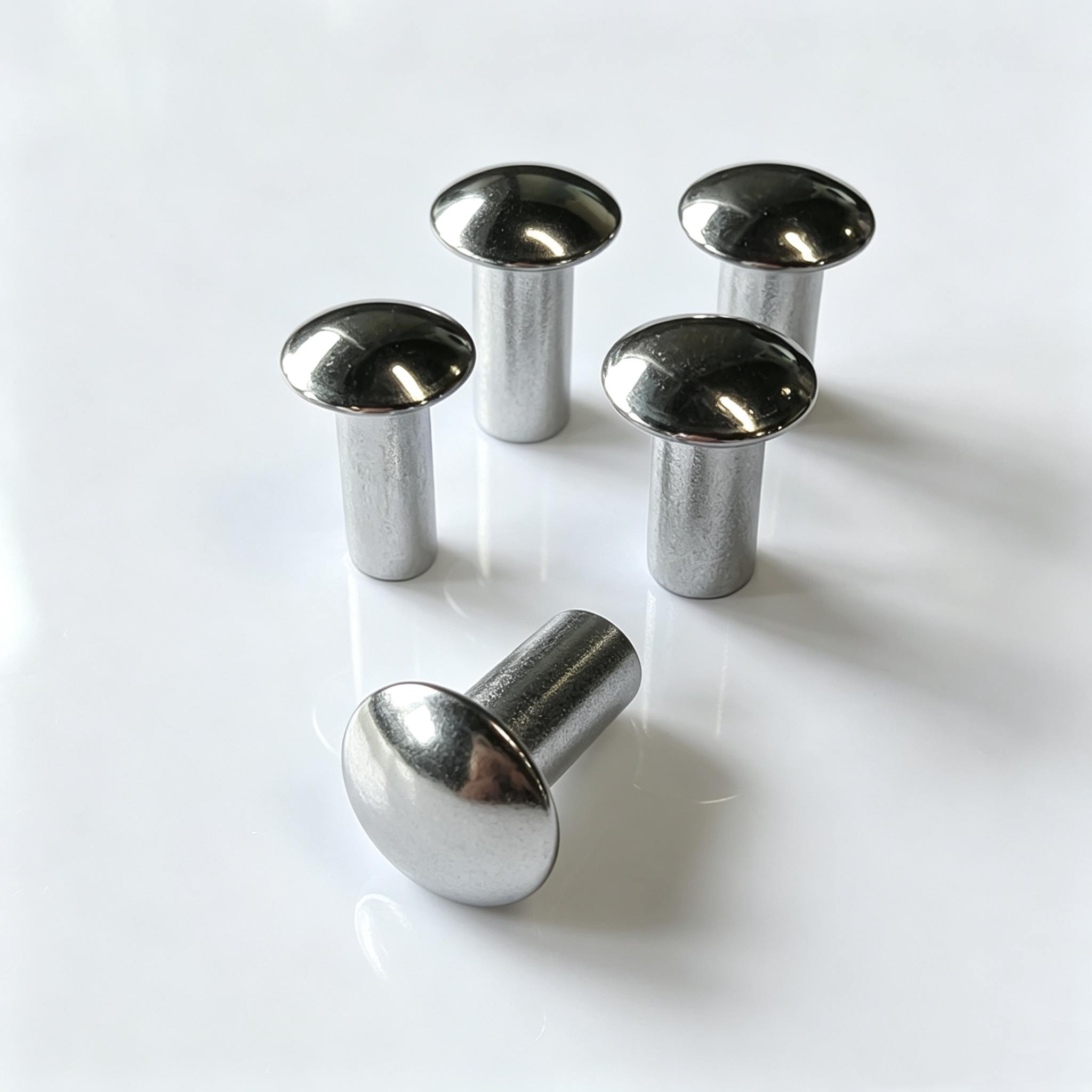 Stainless Steel-Capped Aluminum Rivets  (4)