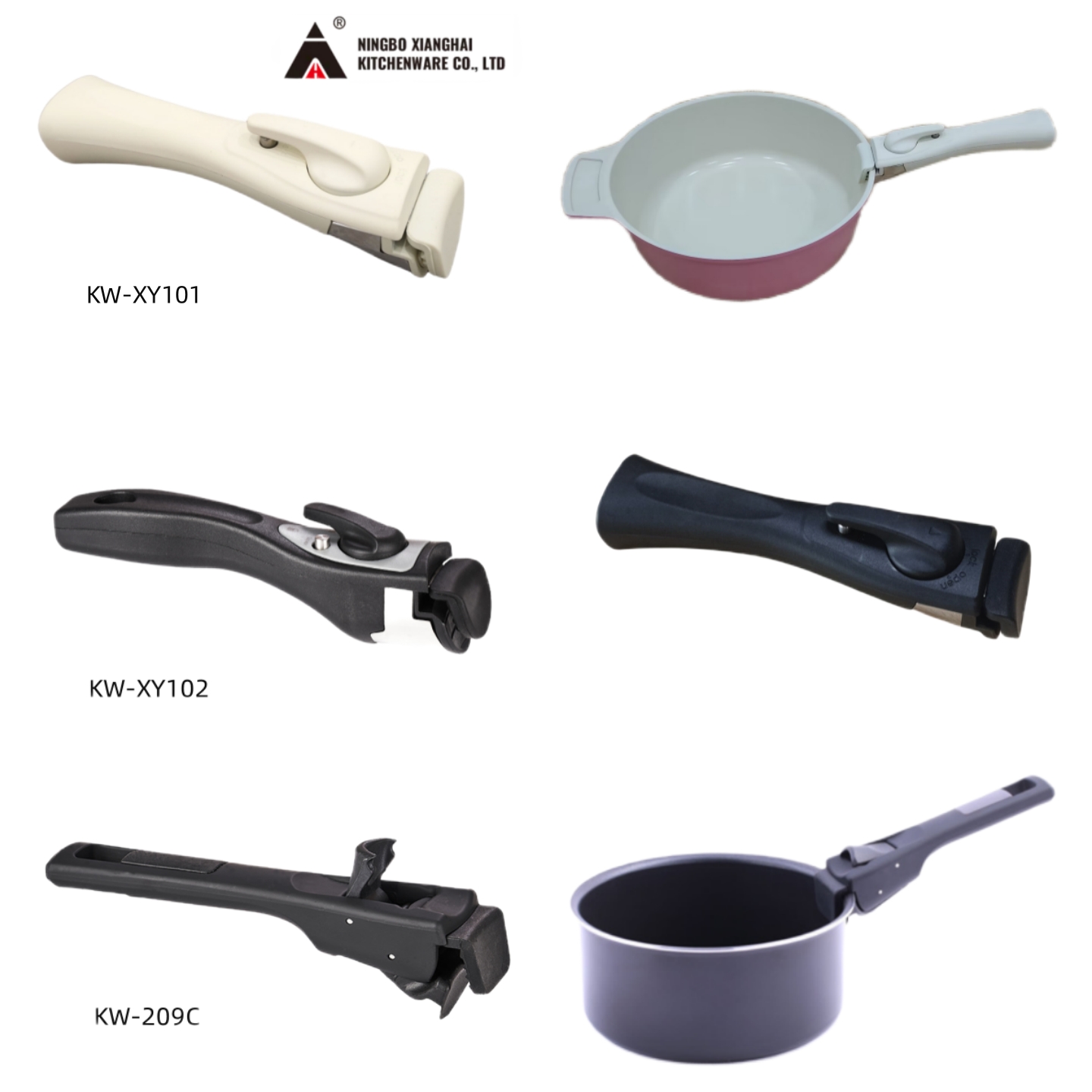 Universal Handle Removable Pan, Pot Handle Clip Handle
